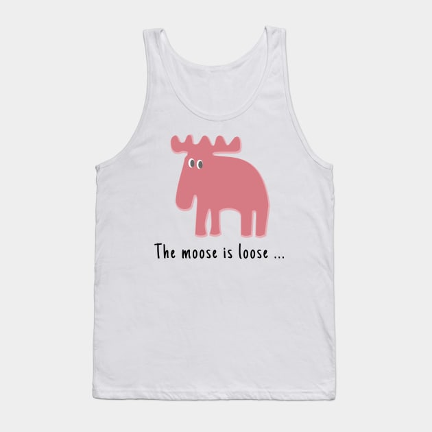 Cute Reindeer animal Tank Top by Aurealis